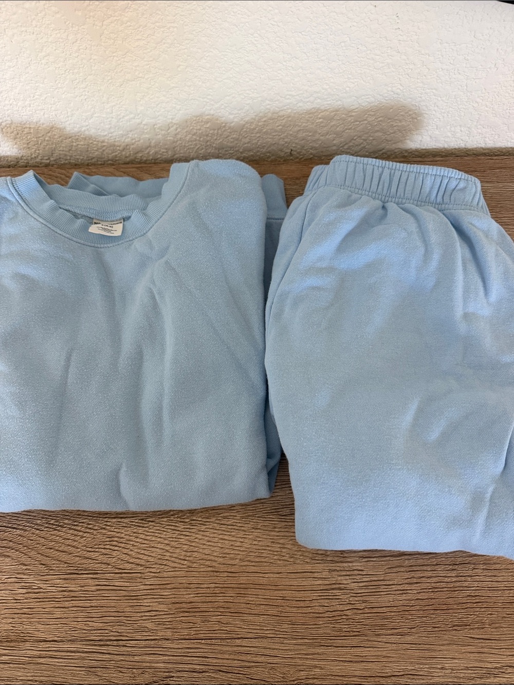 Light Blue Sweat Set